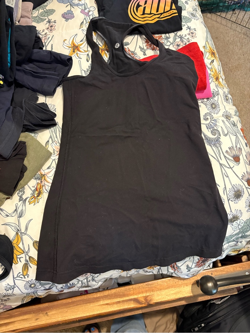 lululemon athletica Black Racerback Tank